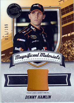 2011 Press Pass Fanfare - Magnificent Materials #MM-DH Denny Hamlin Front