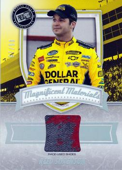 2011 Press Pass Fanfare - Magnificent Materials Holofoil #MM-RS2 Reed Sorenson Front