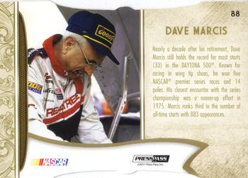 2011 Press Pass Fanfare - Ruby Die Cuts #88 Dave Marcis Back