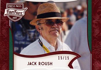 2011 Press Pass Fanfare - Ruby Die Cuts #98 Jack Roush Front