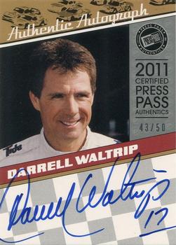 2011 Press Pass Legends - Autographs Silver #LGA-DW2 Darrell Waltrip Front