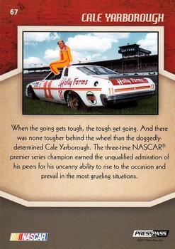 2011 Press Pass Legends - Holofoil #67 Cale Yarborough Back