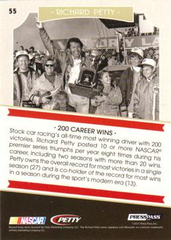 2011 Press Pass Legends - Purple #55 Richard Petty Back