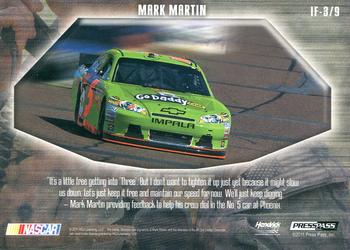 2011 Press Pass Stealth - In Flight Report #IF-3 Mark Martin Back