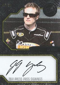 2011 Press Pass - Signings Brushed Metal #PPS-JY J.J. Yeley Front