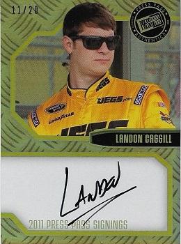 2011 Press Pass - Signings Holofoil #PPS-LC Landon Cassill Front