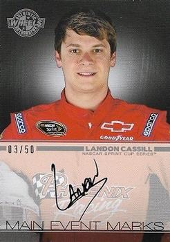 2011 Wheels Main Event - Main Event Marks Silver #ME-LC Landon Cassill Front