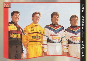 1992 All World Indy #49 Andretti Family Front