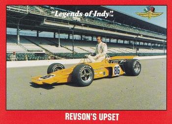 1992 Collegiate Collection Legends of Indy #75 Revson's Upset Front