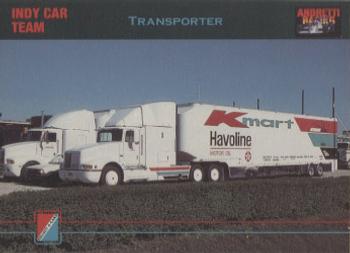 1992 Collect-a-Card Andretti Family Racing #83 Transporter Front