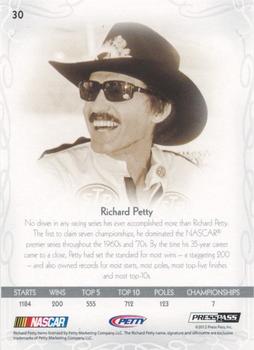 2012 Press Pass Showcase #30 Richard Petty Back
