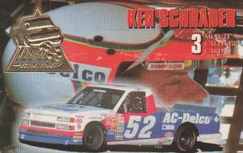 1995 Finish Line Super Series - Calling Cards #NNO Ken Schrader Front