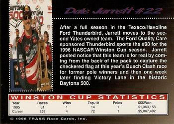 1996 Traks Review & Preview - First Run #22 Dale Jarrett Back