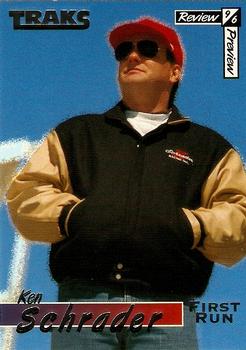 1996 Traks Review & Preview - First Run #42 Ken Schrader Front