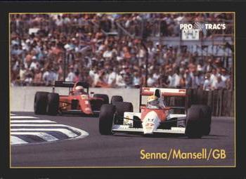 1991 ProTrac's Formula One #165 Ayrton Senna / Nigel Mansell Front