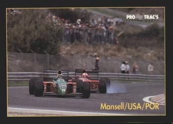 1991 ProTrac's Formula One #179 Nigel Mansell Front