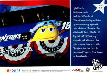 2013 Press Pass - Color Proof Black #77 Kyle Busch's car Back