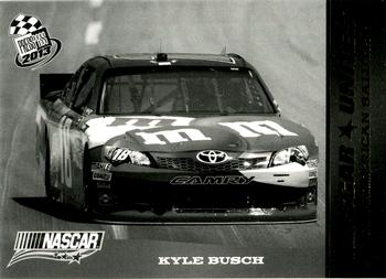 2013 Press Pass - Color Proof Black #77 Kyle Busch's car Front