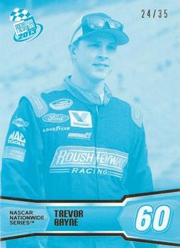 2013 Press Pass - Color Proof Cyan #46 Trevor Bayne Front