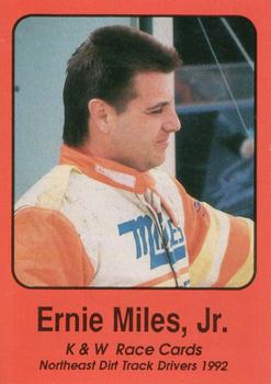 1992 K & W Dirt Track #47 Ernie Miles Jr. Front