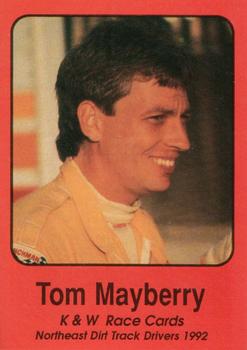 1992 K & W Dirt Track #51 Tom Mayberry Front