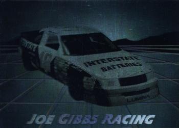 1992 Leader Enterprises Joe Gibbs Racing #NNO Dale Jarrett's car Hologram Front