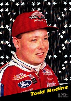 1995 Hi-Tech 1994 Brickyard 400 - Top 10 (stars) #BY9 Todd Bodine Front