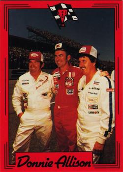 1991 K & M Sports Legends Donnie Allison #DA21 Donnie Allison / Bobby Allison / Neil Bonnett Front