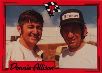 1991 K & M Sports Legends Donnie Allison #DA22 Donnie Allison / Bobby Allison Front