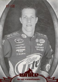 2012 Press Pass Ignite - Color Proof Black #21 Brad Keselowski Front