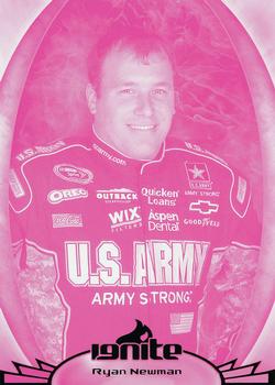 2012 Press Pass Ignite - Color Proof Magenta #29 Ryan Newman Front