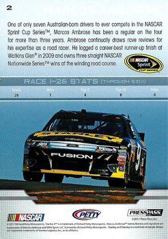 2012 Press Pass - Gold #2 Marcos Ambrose Back