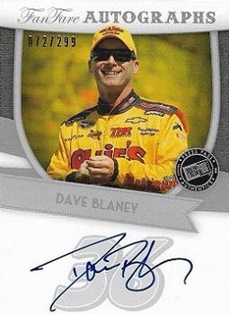 2012 Press Pass Fanfare - Autographs Silver #FF-DB Dave Blaney Front