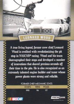 2012 Press Pass Legends - Blue Holofoil #36 Leonard Wood Back