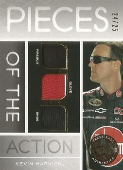 2012 Press Pass Redline - Pieces of the Action Gold #PA-KH Kevin Harvick Front