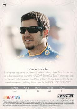 2012 Press Pass Showcase - Gold #21 Martin Truex Jr. Back