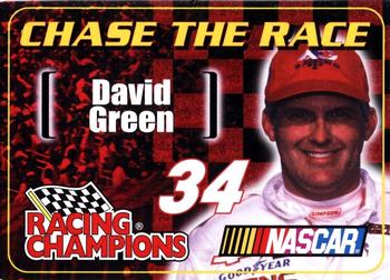 2001 Racing Champions #755227-6HA David Green Front