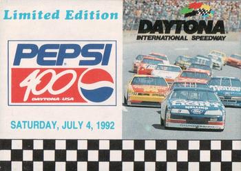 1991-92 Racing Champions Exclusives #01661RC Daytona July 4 Front