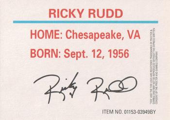 1997 Racing Champions Exclusives #01153-03949BY Ricky Rudd Back