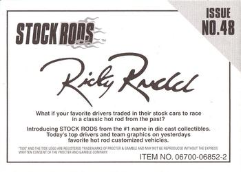 1997 Racing Champions Stock Rods #48 Ricky Rudd Back