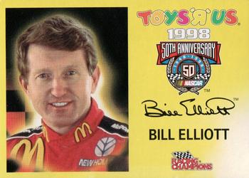 1998 Racing Champions Toys'Я'Us Gold Chrome #00927-04140 Bill Elliott Front