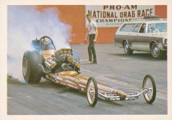 1971 Fleer AHRA Drag Champs Canadian #55 Jimmy King Front