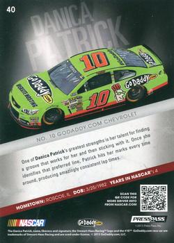 2013 Press Pass Redline #40 Danica Patrick Back