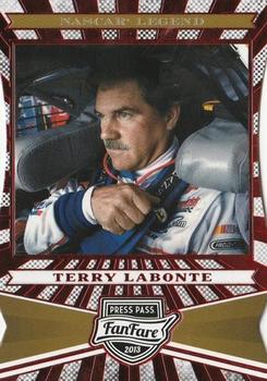 2013 Press Pass Fanfare - Red Foil Die Cuts #90 Terry Labonte Front