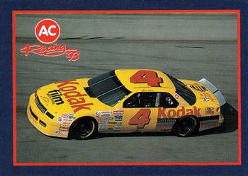 1993 Action AC Racing #NNO Ernie Irvan Front