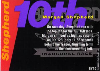 1995 Hi-Tech 1994 Brickyard 400 - Top 10 (car) #BY10 Morgan Shepherd Back