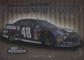 2013 Press Pass Showcase - Showroom #SR 2 Jimmie Johnson Front