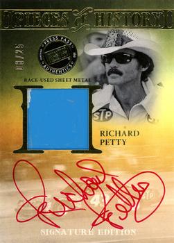 2013 Press Pass Legends - Pieces of History Signature Edition Gold #PHSE-RP Richard Petty Front