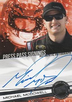 2014 Press Pass - Signings Silver #PPS-MMD Michael McDowell Front