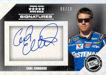 2014 Press Pass Five Star - Five Star Signatures Holofoil #FSS-CE Carl Edwards Front